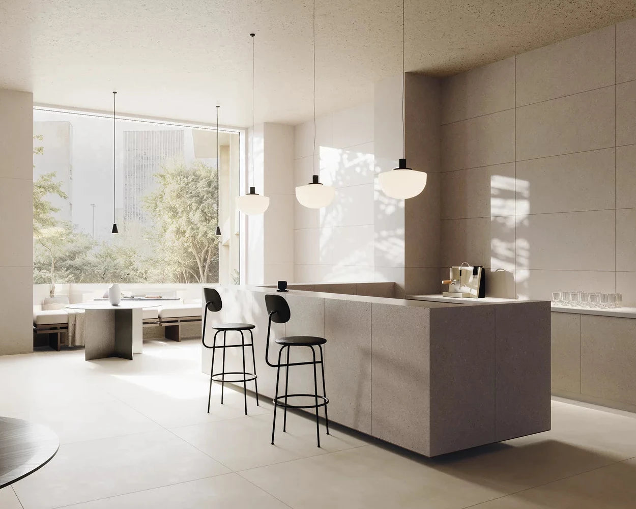 ARCHITEQ GRAIN WEISS 119,8x119,8x0,8 cm